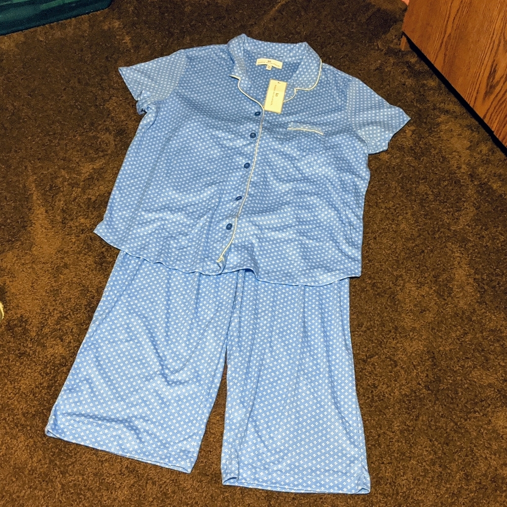 Karen Neuburger Light Blue PJ Set